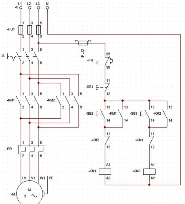 電工證報考條件-三相交流電動機(jī)正反轉(zhuǎn)互鎖電路的分析